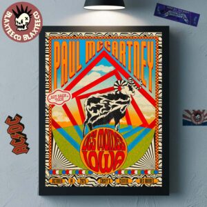 Paul McCartney Got Back 2025 Des Moines Iowa Event Poster At Casey’s Center On October 14 2025 Home Decor Poster Canvas
