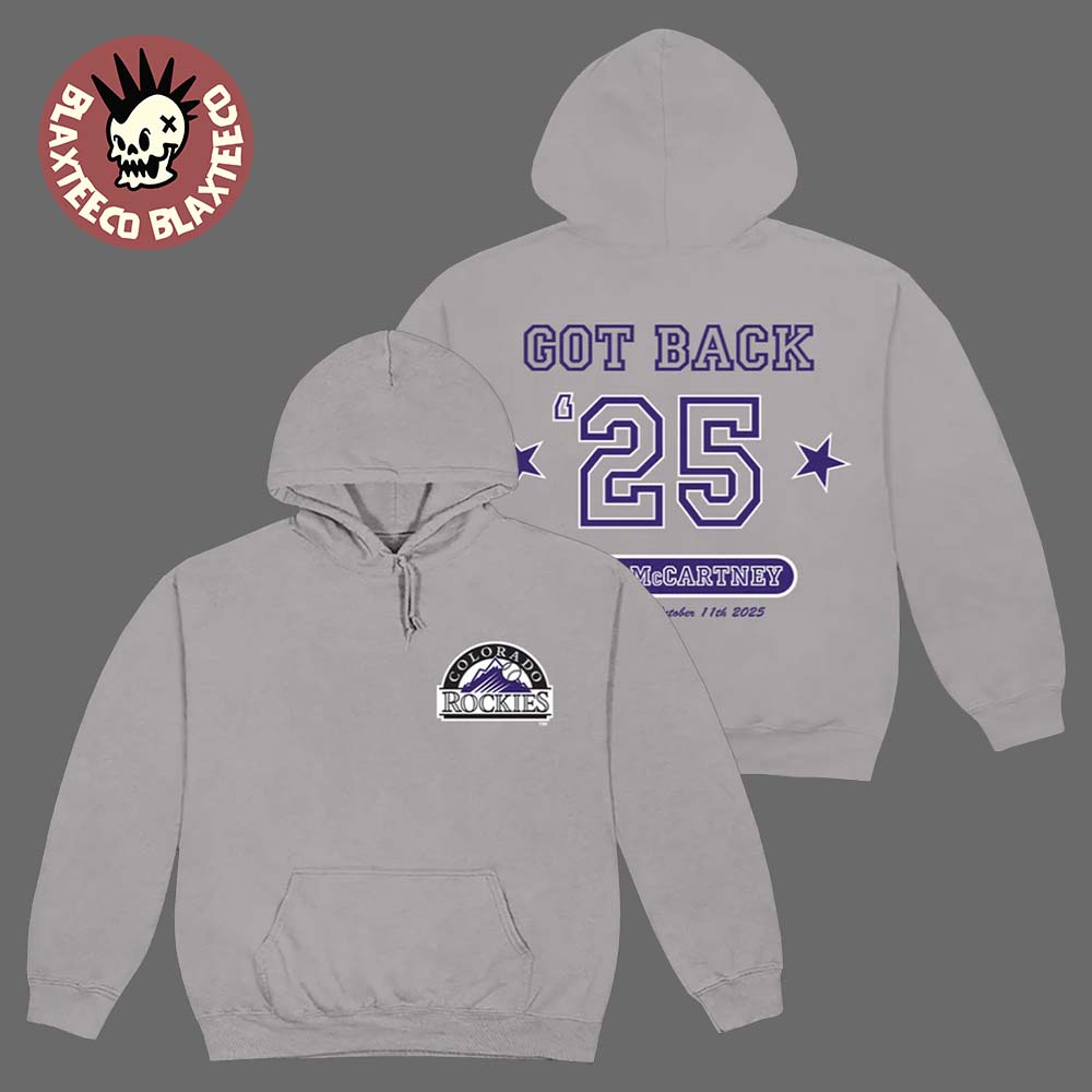 Paul McCartney x Colorado Rockies Got Back 2025 Denver Colorado On October 11 2025 Hoodie Paul McCartney x Colorado Rockies Got Back 2025 Denver Colorado On October 11 2025 Hoodie