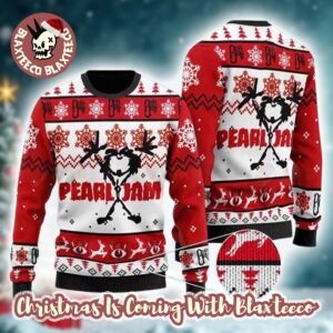 Pearl Jam Stickman Holiday Rock Xmas Gift For Fans Ugly Christmas Sweater