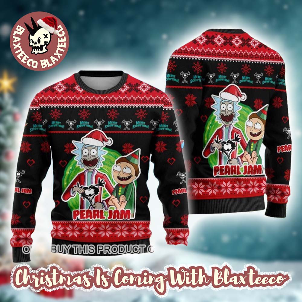 Pearl Jam X Rick and Morty Holiday Merry Xmas Gift 2025 Ugly Christmas Sweater Pearl Jam X Rick and Morty Holiday Merry Xmas Gift 2025 Ugly Christmas Sweater