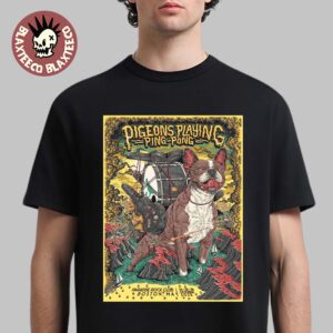 Pigeons Playing Ping Pong Boston Massachusetts 2025 Show Poster At Paradise Rock Club On October 24 25 26 2025 T-Shirt