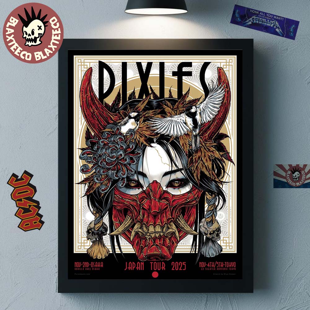 Pixies Japan Tour 2025 Poster For Osaka And Tokyo On November 2 4 And 5 2025 Home Decor Poster Canvas Pixies Japan Tour 2025 Poster For Osaka And Tokyo On November 2 4 And 5 2025 Home Decor Poster Canvas