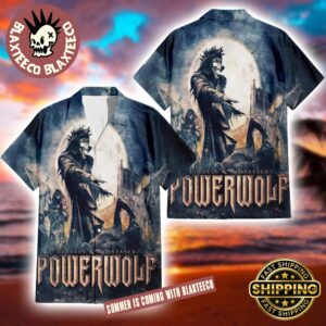 Powerwolf Blessed And Possessed Deluxe Editon Album Cover Summer 2025 Hawaiian Shirt