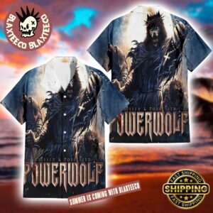 Powerwolf Blessed And Possessed Tour Editon Album Cover Summer 2025 Hawaiian Shirt