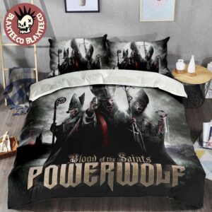 Powerwolf Blood of the Saints Album Cover Bedding Set