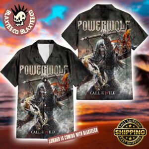 Powerwolf Call Of The Wild Album Cover Gift For Fans Summer 2025 Hawaiian Shirt