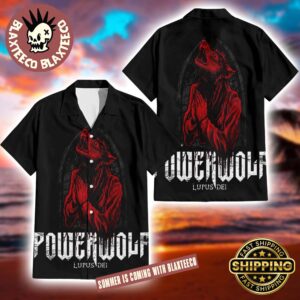 Powerwolf Lupus Dei Album Cover 2025 Summer Hawaiian Shirt