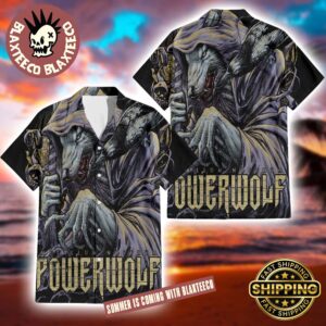 Powerwolf Metallum Nostrum Album Cover Art The Rat Witch 2025 Summer Hawaiian Shirt
