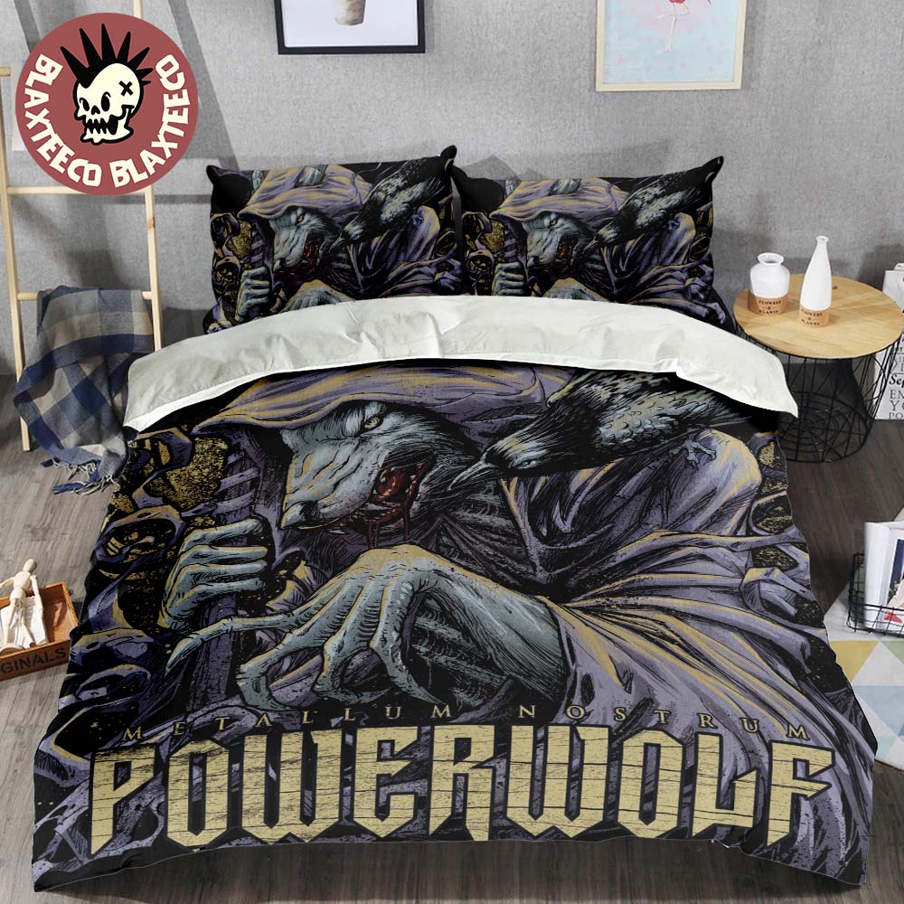 Powerwolf Metallum Nostrum Album Cover Art The Rat Witch Room Decor Bedding Set