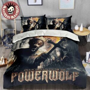 Powerwolf Preachers of the Night Album Cover Room Decor Bedding Set