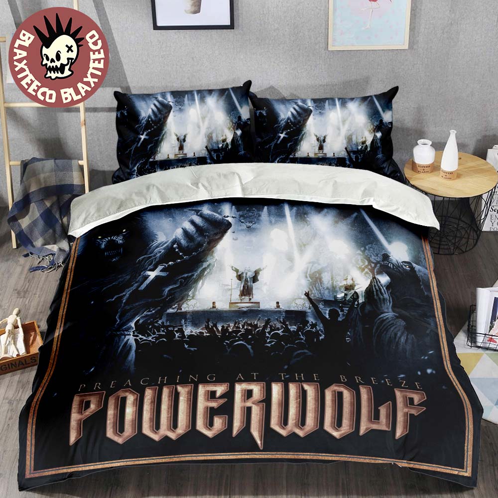 Powerwolf Preaching at the Breeze Album Cover Bedding Set