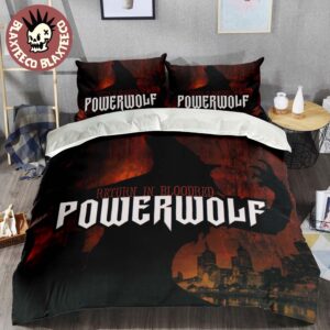 Powerwolf Return in Bloodred Album Cover Bedding Set