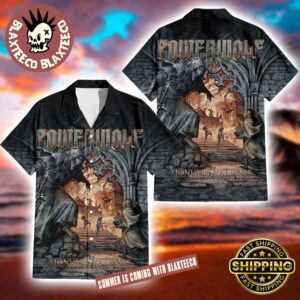 Powerwolf The Monumental Mass A Cinematic Metal Event Album Cover 2025 Summer Hawaiian Shirt