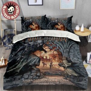 Powerwolf The Monumental Mass A Cinematic Metal Event Album Cover Bedding Set