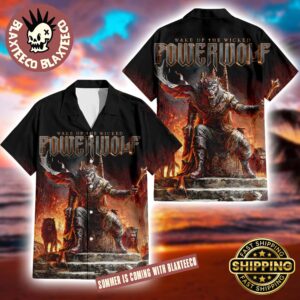 Powerwolf Wake Up The Wicked Album Cover Art Summer 2025 Hawaiian Shirt