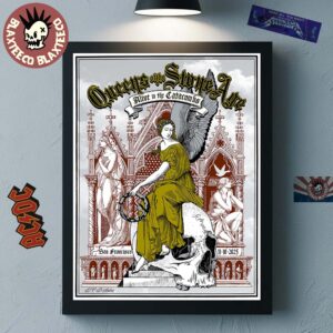 Queens Of The Stone Age Alive In The Catacombs San Francisco California 2025 Event Poster At SF Symphony On November 10 2025 Home Decor Poster Canvas