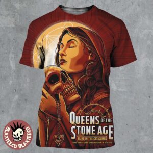 Queens Of The Stone Age Amsterdam Netherlands 2025 Event Poster At Koninklijk Theater Carre On October 26 2025 All Over Print Shirt