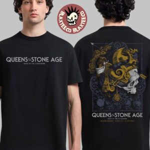 Queens Of The Stone Age Basel Switzerland 2025 Venue Poster At Baloise Session On 21 October 2025 Two Sided T-Shirt