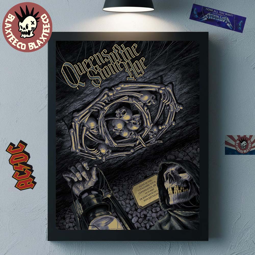 Queens Of The Stone Age Copenhagen Denmark 2025 Event Poster At DR Koncerthuset Koncertsalen On October 24 2025 Home Decor Poster Canvas Queens Of The Stone Age Copenhagen Denmark 2025 Event Poster At DR Koncerthuset Koncertsalen On October 24 2025 Home Decor Poster Canvas