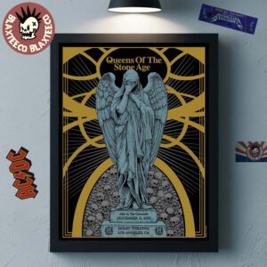Queens Of The Stone Age Los Angeles California 2025 Event Poster At Dolby Theatre On November 11 2025 Home Decor Poster Canvas