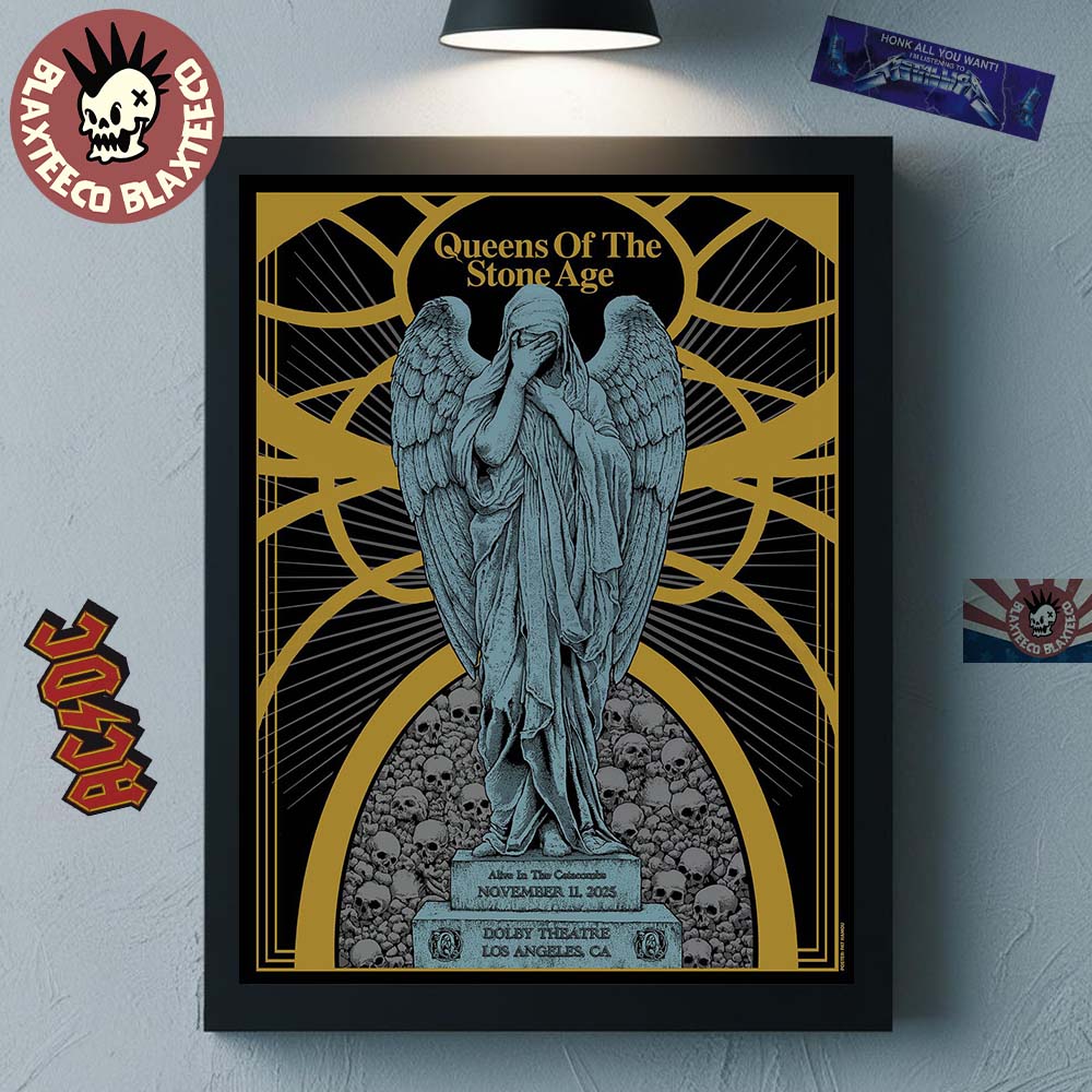 Queens Of The Stone Age Los Angeles California 2025 Event Poster At Dolby Theatre On November 11 2025 Home Decor Poster Canvas Queens Of The Stone Age Los Angeles California 2025 Event Poster At Dolby Theatre On November 11 2025 Home Decor Poster Canvas