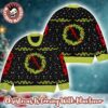 Queen Big Logo Signature Knitted Ugly Christmas Sweater