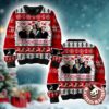 Radiohead Holiday Crying Minotaur Knitted Black And Red Ugly Christmas Sweater Radiohead Holiday Crying Minotaur Knitted Black And Red Ugly Christmas Sweater
