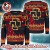 Rammstein Baby Groot Hugging Band Logo All Over Print Ugly Christmas Sweater 2025 Rammstein Baby Groot Hugging Band Logo All Over Print Ugly Christmas Sweater 2025
