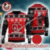 Rammstein Skeleton Nun Liebe Kinder Knitted Black And Red Germany Holiday Ugly Christmas Sweater Rammstein Skeleton Nun Liebe Kinder Knitted Black And Red Germany Holiday Ugly Christmas Sweater