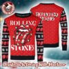 Rolling Stones Signature Big Lips Tongue Personalized Gift For Fans Ugly Christmas Sweater