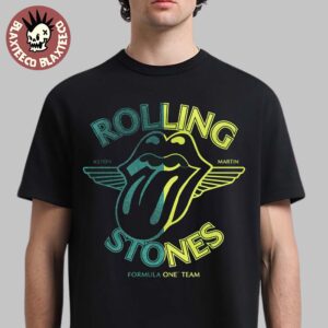 Rolling Stones X Aston Martin F1 Team Logo Unisex T-Shirt