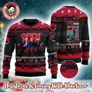 Rush Band All Logo Memories Xmas For Family And Friends Ugly Christmas Sweater