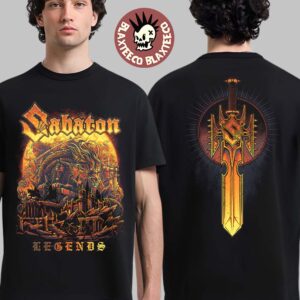Sabaton Legends Reborn Reimagines Album Artwork With A Sword Two Sided T-Shirt