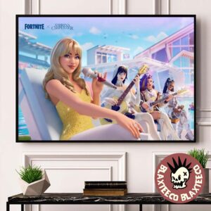 Sabrina Carpenter Fortnite Festival Season 8 Home Decor Poster Canvas