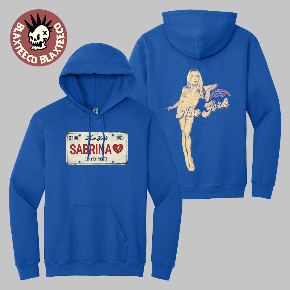 Sabrina Carpenter New York City 2025 Exclusive Merch Hoodie At The Madison Square Garden Shows On October 26 28 29 31 And November 1 2025 Hoodie