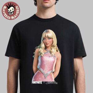 Sabrina Carpenter x Fortnite Festival Season 8 Pink Dress Skin Unisex T-Shirt