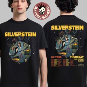 Silverstein 25 Years Of Noise Tour North American 2025 The Last Change City Dates Two Sided T-Shirt