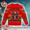 Slayer 666 Demon Cross Pattern Red Ugly Christmas Sweater For Fans Slayer 666 Demon Cross Pattern Red Ugly Christmas Sweater For Fans