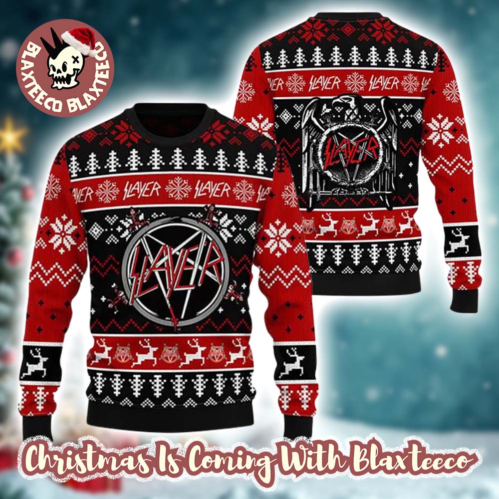 Slayer Christmas Ugly Sweater Slayer Christmas Ugly Sweater