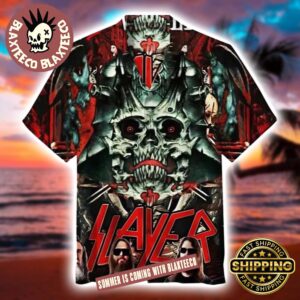 Slayer Skull Art All Over Print 2025 Hawaiian Shirt Gifts For Fans
