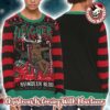 Slayer Thrash Metal Christmas Wreath Logo Holiday Christmas Ugly Sweater 2025