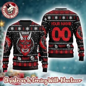 Slipknot Atennas To Hell Rock Band Personalized Xmas Holiday Gift For Fans Ugly Christmas Sweater