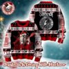 Slipknot Big Logo Night Pointed Star Tribal S Logo Pattern Knitted Black And Red Ugly Christmas Sweater