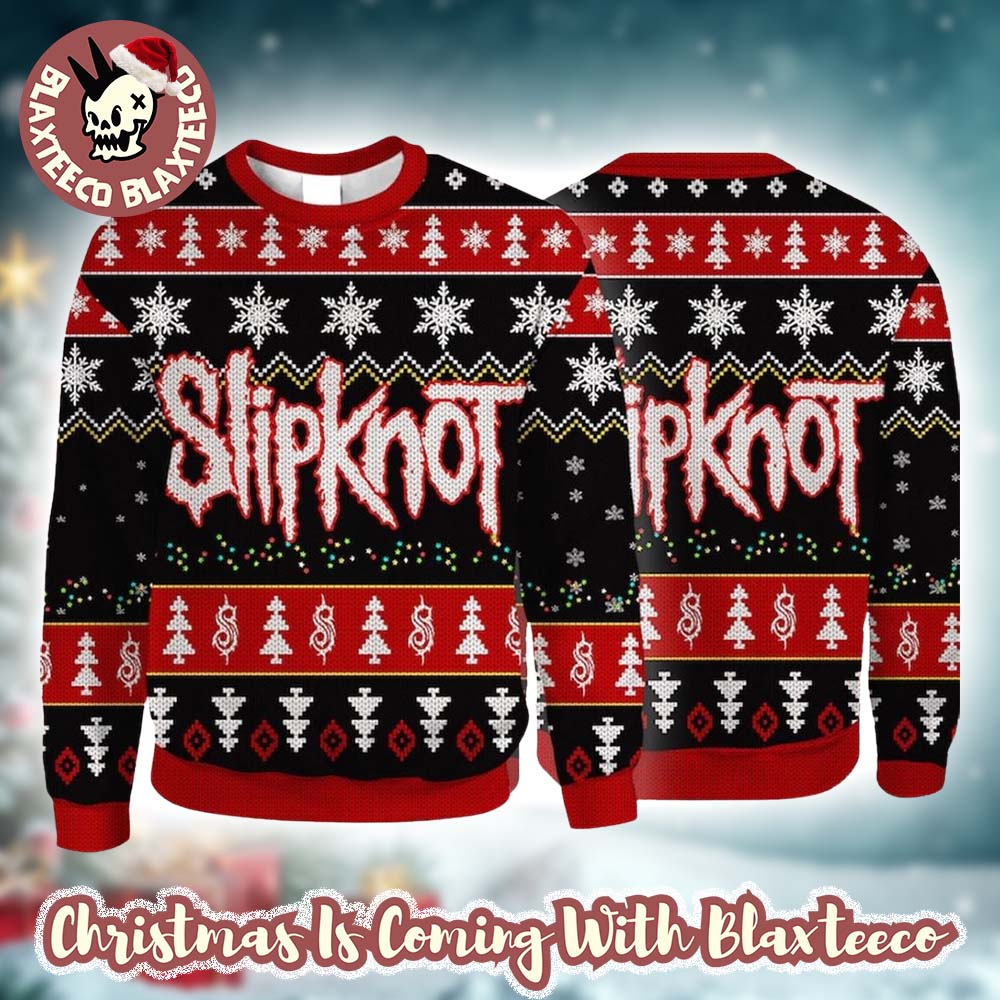 Slipknot Signature Logo 2025 Ugly Christmas Sweater