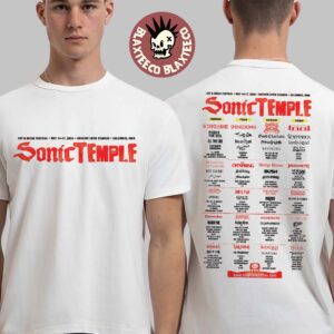 Sonic Temple Festival 2026 Full Lineup In Columbus Ohio At Historic Crew Stadium On May 14-17 2026 Two Sided T-Shirt