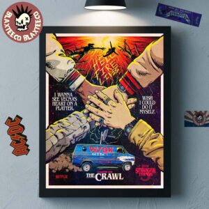 Stranger Things 5 Chapter One The Crawl Hell Fire Lives Poster By Butcher Billy Home Decor Poster Canvas