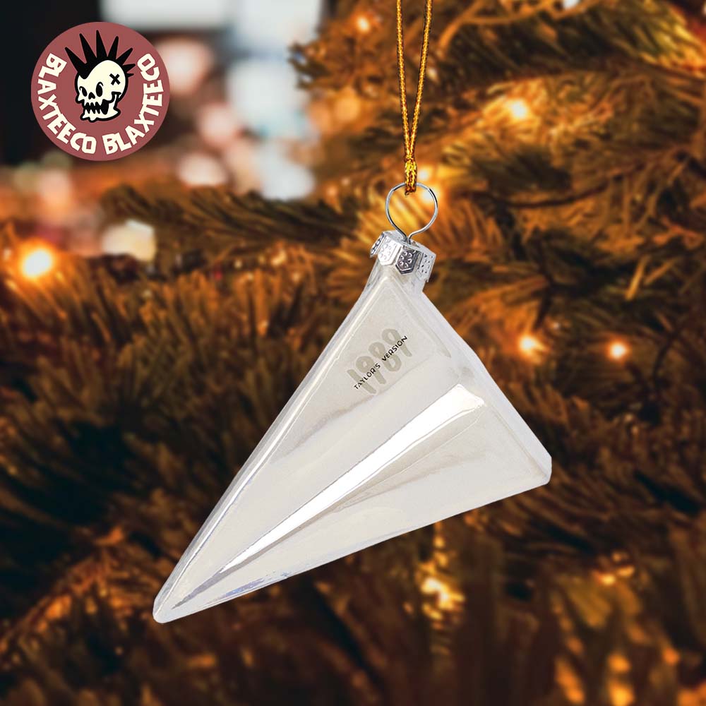 Taylor Swift Holiday 2025 1989 Taylor's Version Paper Airplane Christmas Ornament Taylor Swift Holiday 2025 1989 Taylor's Version Paper Airplane Christmas Ornament
