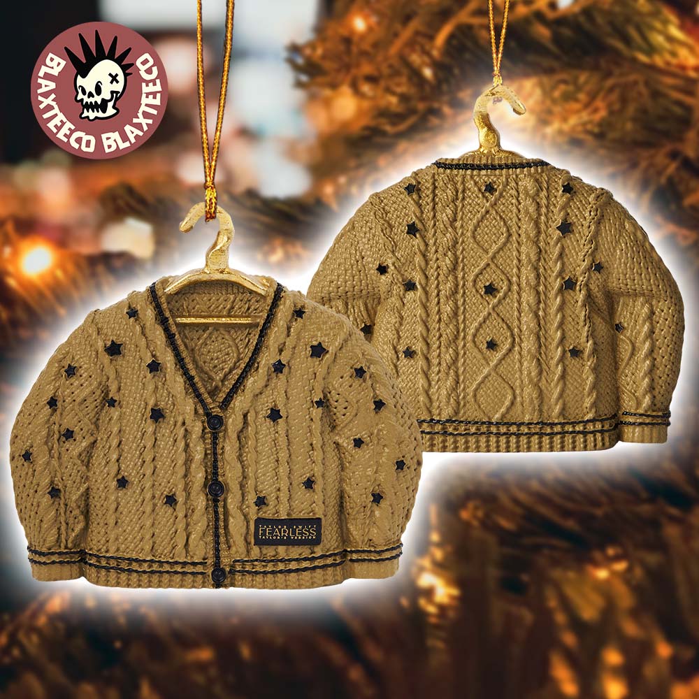 Taylor Swift Holiday 2025 Fearless Taylor's Version Golden Cardigan Christmas Ornament Taylor Swift Holiday 2025 Fearless Taylor's Version Golden Cardigan Christmas Ornament