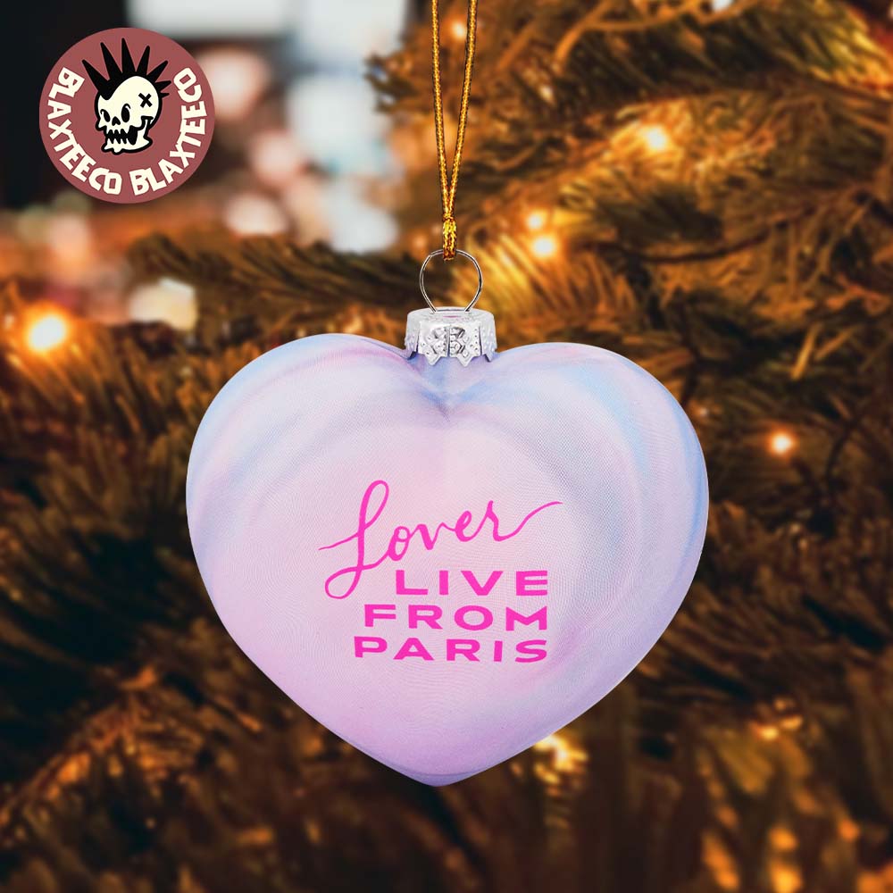 Taylor Swift Holiday 2025 Lover Live From Paris Heart Christmas Tree Decorations Ornament Taylor Swift Holiday 2025 Lover Live From Paris Heart Christmas Tree Decorations Ornament