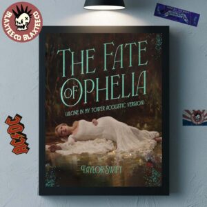 Taylor Swift The Fate Of Ophelia Alone In My Tower Acoustic Version Home Decor Poster Canvas